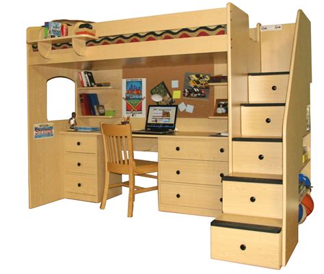 loft bunk bed plans